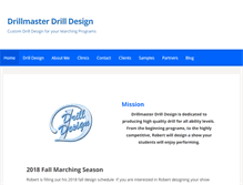 Tablet Screenshot of drillmasterdrill.org